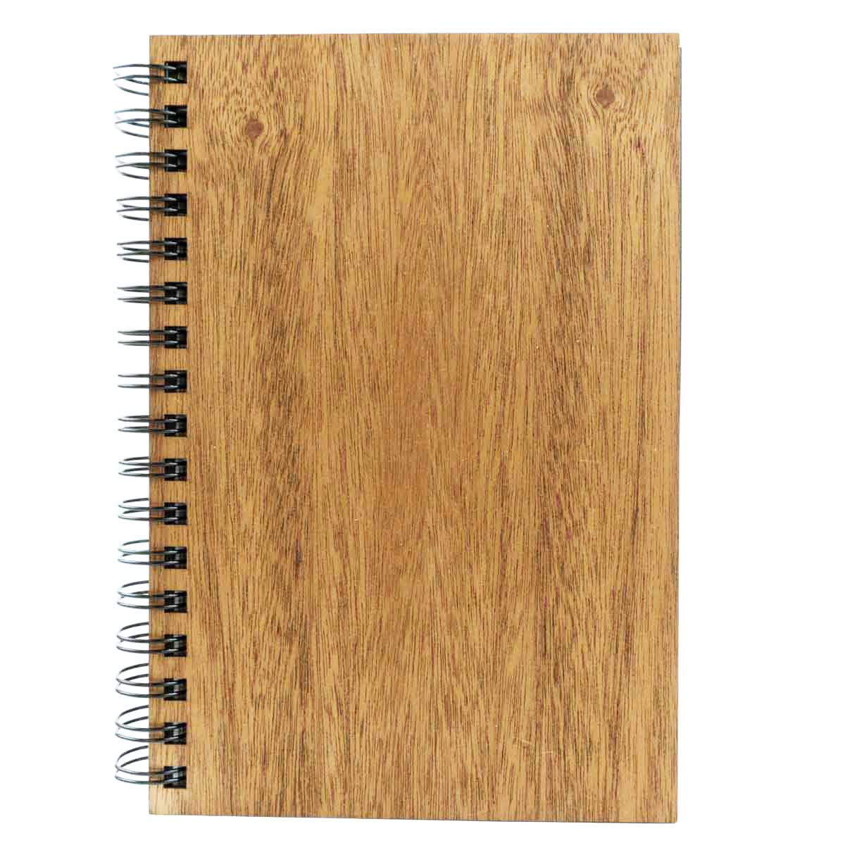 Customizable Wood Spiral Journal - Image 4