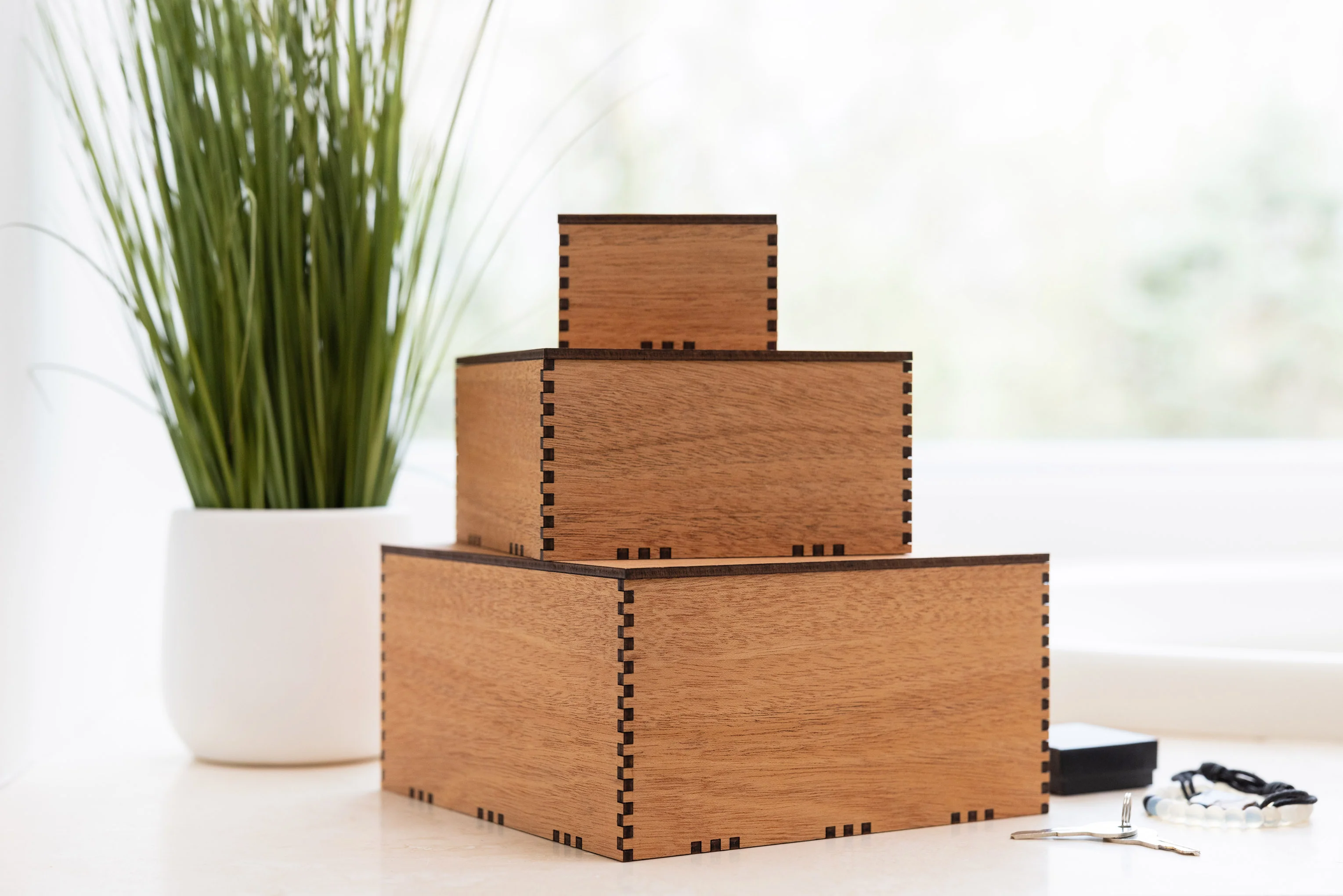 8" Wooden Large Gift Box - Image 5