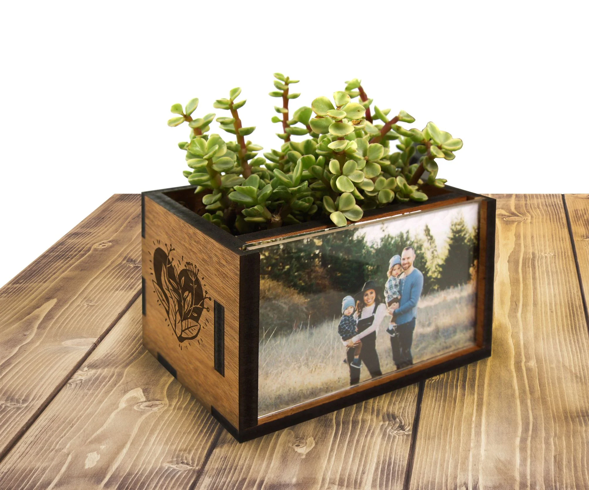 Rectangle Picture Frame Desktop Planter - Image 4