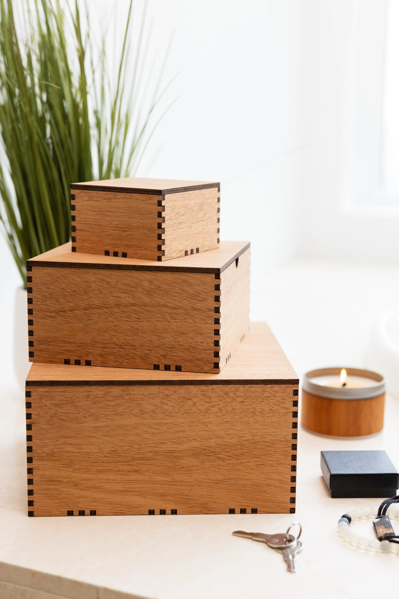 3" Wood Gift Box - Image 6