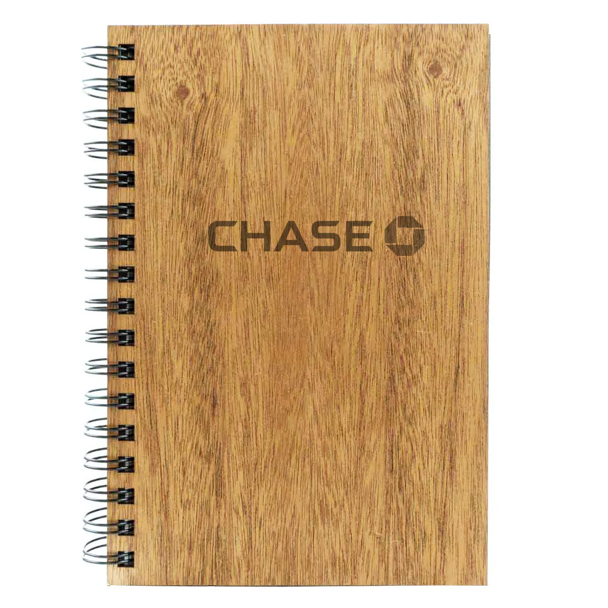 Wood Customizable Spiral Journal with Corporate Logo - Image 6