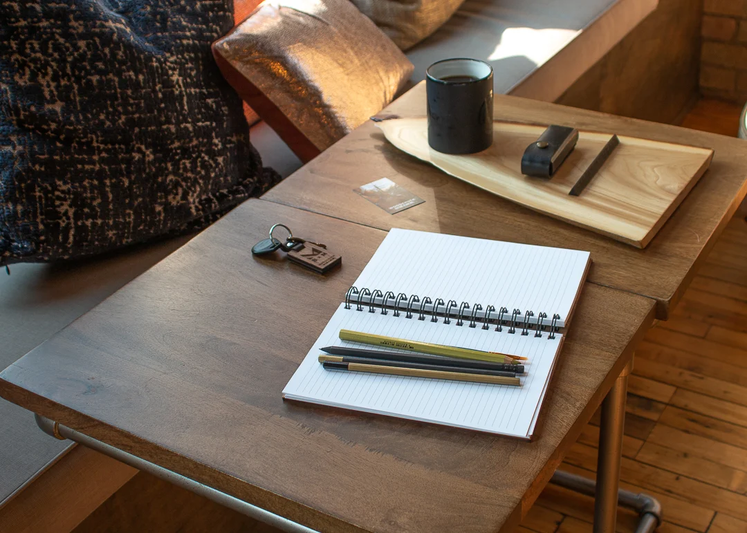 Wood Customizable Spiral Journal with Corporate Logo - Image 8