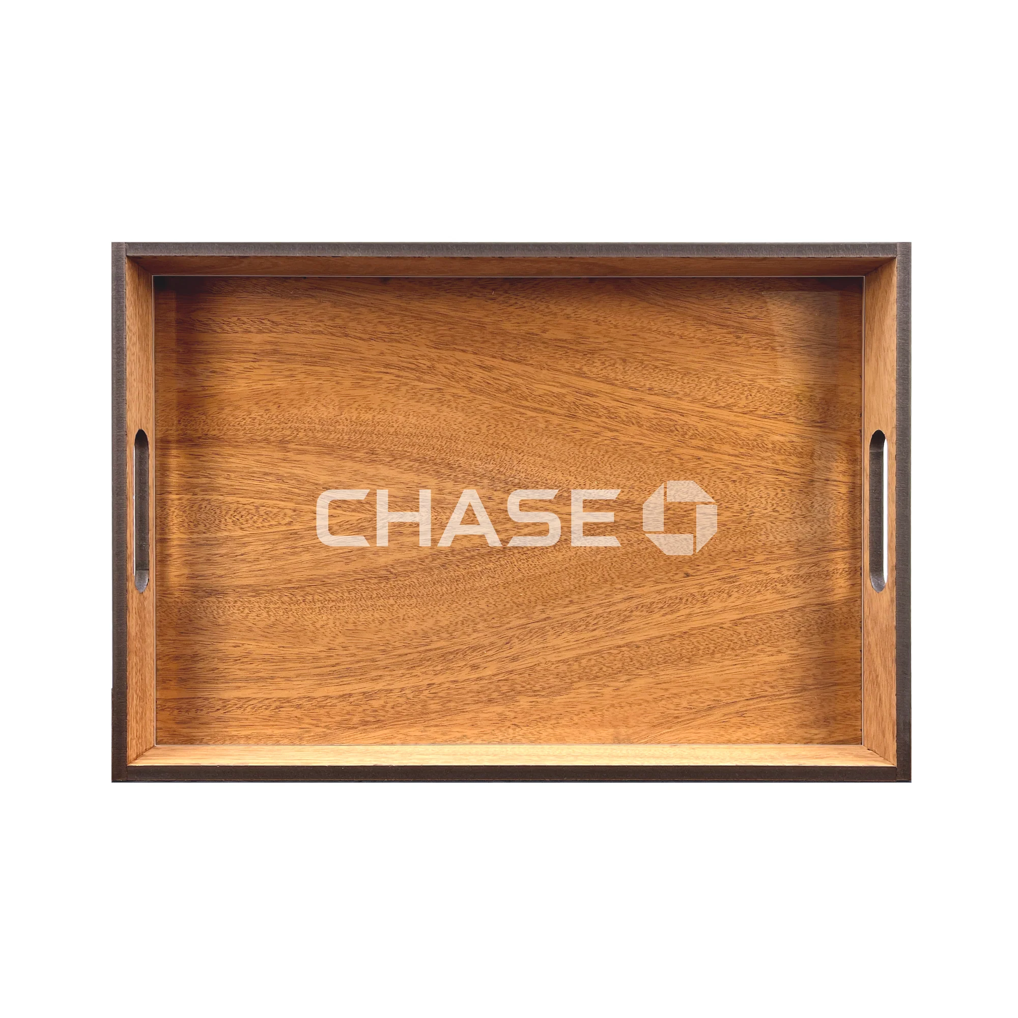 Wood Serving Tray with Corporate Logo - Image 4